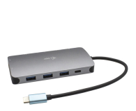 I-TEC USB-C Metal Nano Dock HDMI VGA LAN + zasilacz C31NANOVGA100 - 1278562 - zdjęcie 2